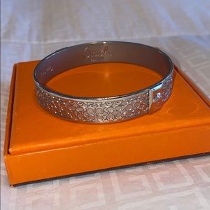 Silver Coach Bangle
